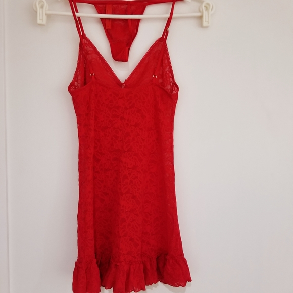 Victoria's Secret The Lacie set lingerie red Small - Picture 7 of 10